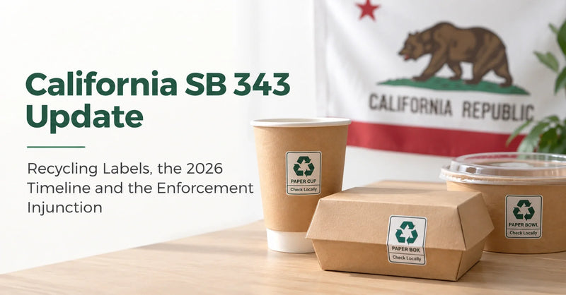 California SB 343 Update: Recycling Labels, the 2026 Timeline and the Enforcement Injunction
