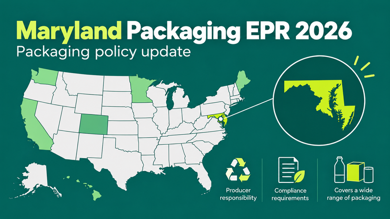 Maryland Packaging EPR 2026: Service Packaging and Takeout Supplier Checklist