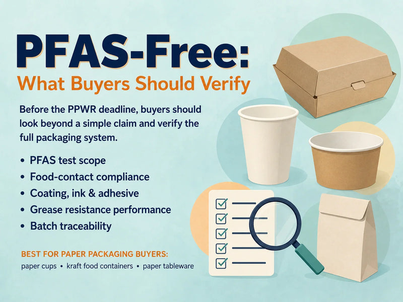 “PFAS-Free” Is Not Enough: What Foodservice Packaging Buyers Should Actually Verify Before the PPWR Deadline