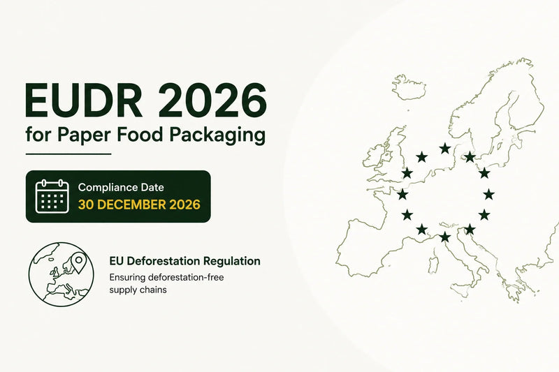 EUDR 2026 for Paper Food Packaging: When Boxes, Cups and Packaging Sold on Their Own May Be in Scope