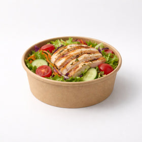 500ml Kraft Salad Bowl Ø14.8xØ12.8x4.6