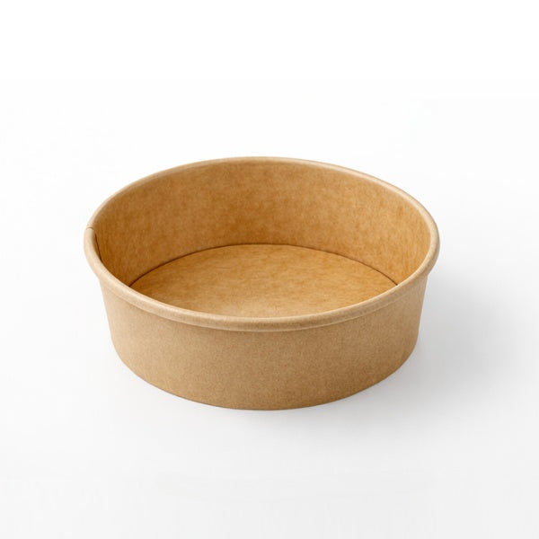 Kraft Paper Bowls with Lids