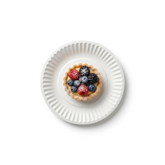 7" 9" Paper Plate  Ripple