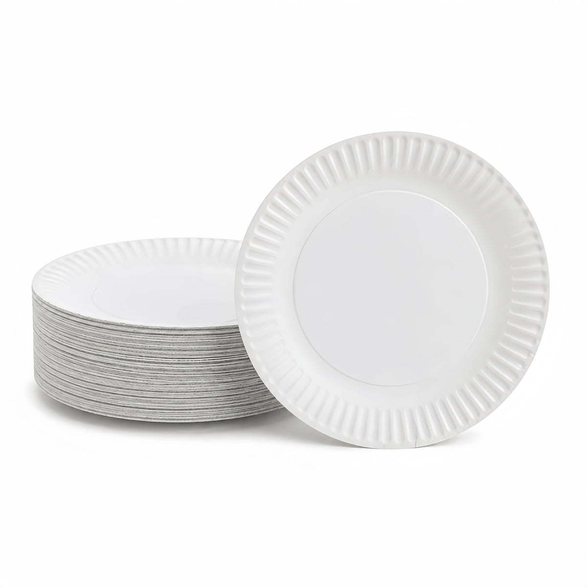 Fluted Paper Plates