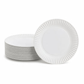 Fluted Paper Plates