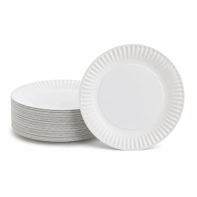 Fluted Paper Plates