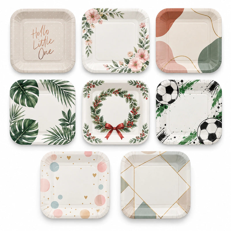 Square Paper Plates