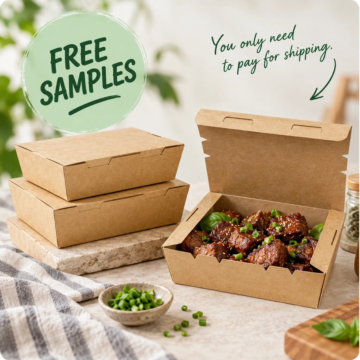 Paper To-Go Boxes