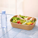 Rectangular Kraft Food Containers