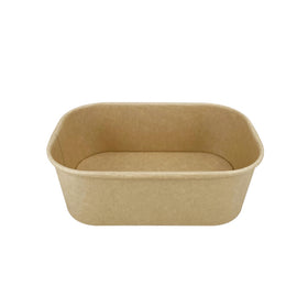 Rectangular Kraft Food Containers