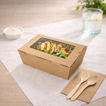 Kraft Food Boxes with Window